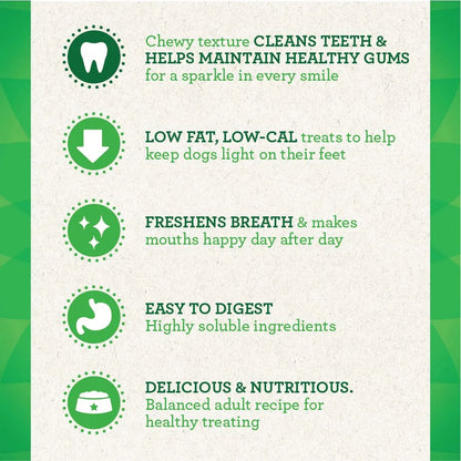 Golosinas Masticables Naturales GREENIES Para Cuidado Dental Y Control De Peso En Perros