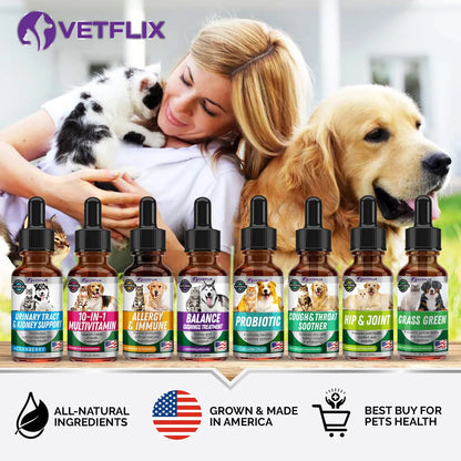 Soporte Suprarrenal Para Perros Y Gatos Tratamiento Natural Cushings Vetflix Gotas 60 Ml
