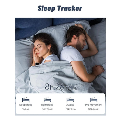 Reloj Inteligente GRV Monitorea Actividad Frecuencia Cardiaca Y Sueño Compatible Ios Y Android