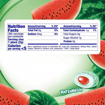 Goma De Mascar Mentos Pure Fresh Xilitol Sabor Sandia 300g 6 Botellas Sin Azucar
