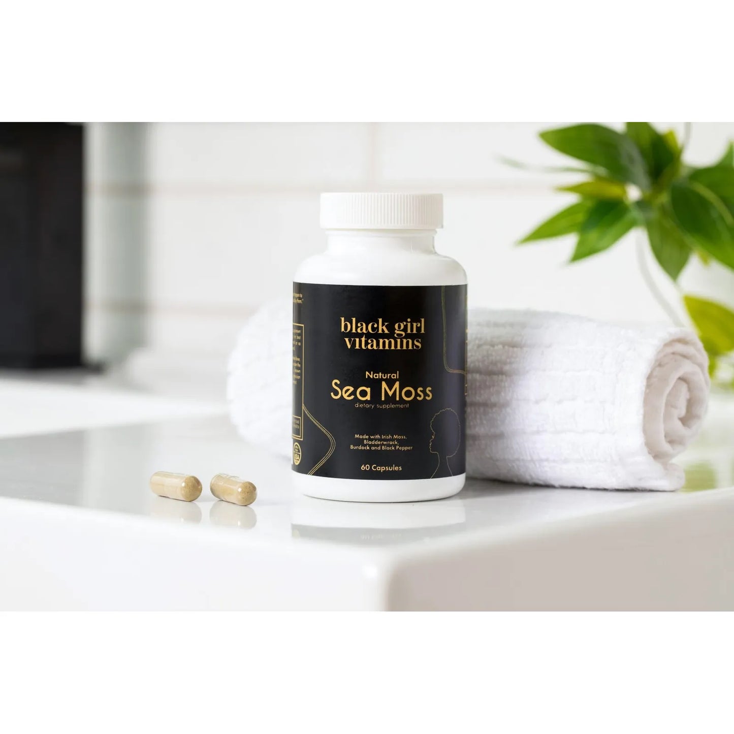 Cápsulas De Musgo Marino Irlandés 500 Mg Apoyo Inmunológico Vegano