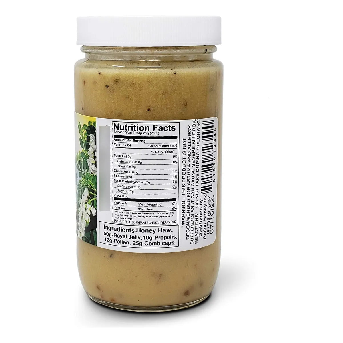 Miel Cruda Natural Con Complejo De Abeja 100 Puro Beneficios Salud
