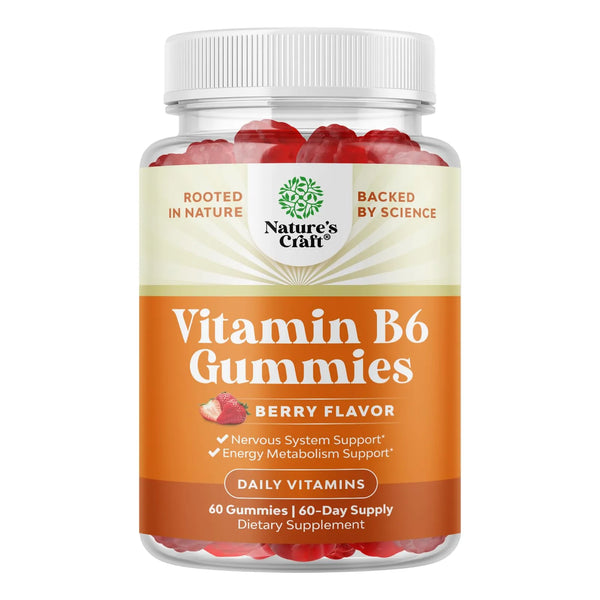 Gomitas Vitamina B6 50 Mg Apoyo Inmunologico Y Estado De Animo Veganas