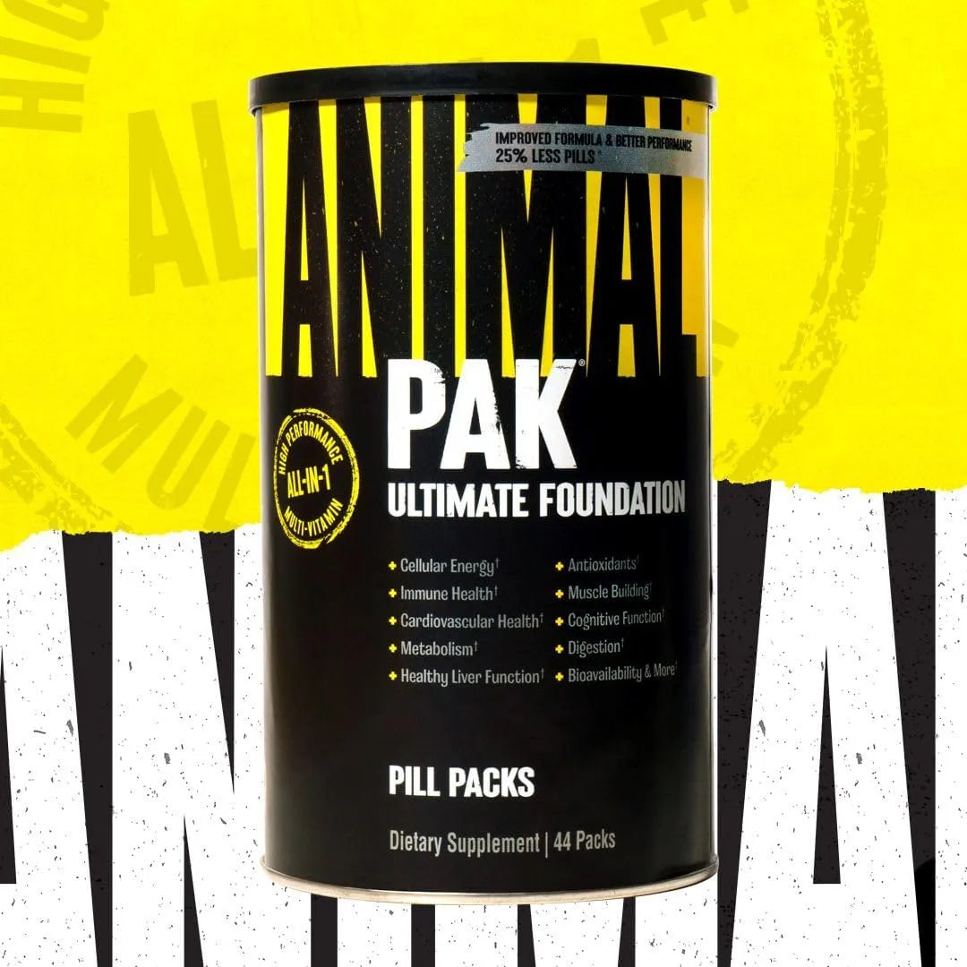 Multivitaminico Animal Pak Con Zinc Vitaminas Y Aminoacidos Para Hombres Y Mujeres