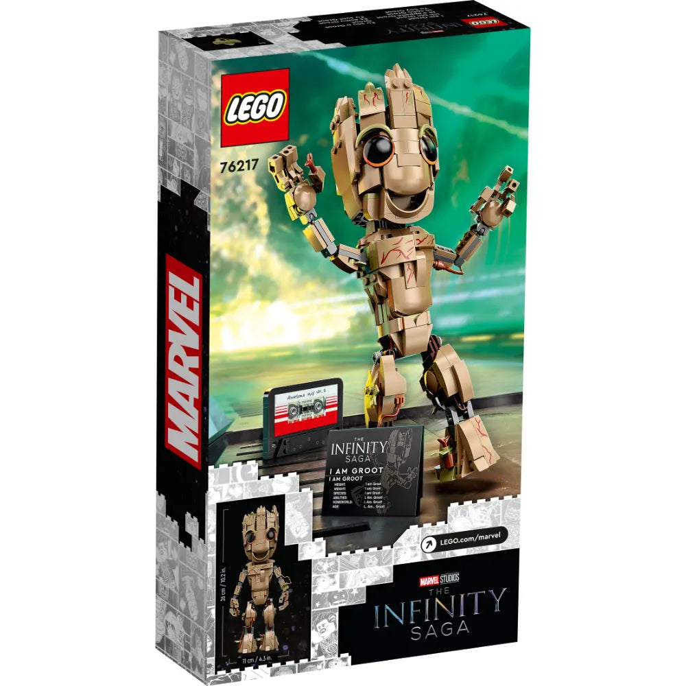 Lego Marvel Yo Soy Groot Set De Construccion 476 Piezas Incluye Minifigura
