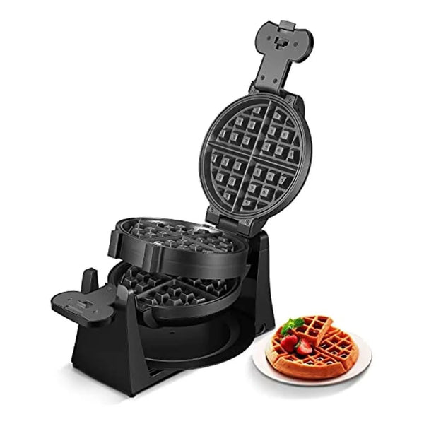 Gofrera Belga Doble Antiadherente 180° Flip Waffles Frescos 110v