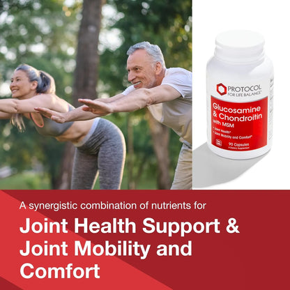 Glucosamina Condroitina MSM 90 Capsulas Soporte Articular Premium
