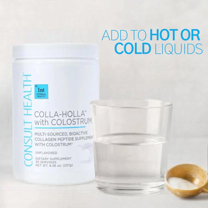 Polvo De Colageno Multifuente Con Calostro Para Piel Cabello Y Articulaciones