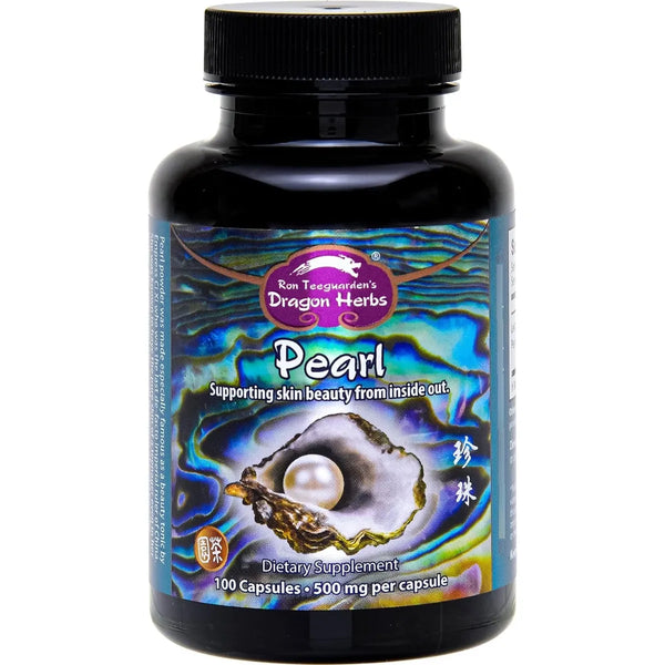 Capsulas De Perlas Polvo Puro Dragon Herbs Piel Radiante Bienestar Emocional