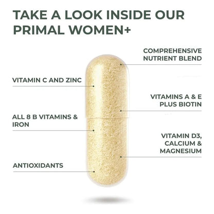 Multivitaminico Para Mujeres Con Vitaminas A C D E B12 B6 Biotina Zinc 60 Capsulas