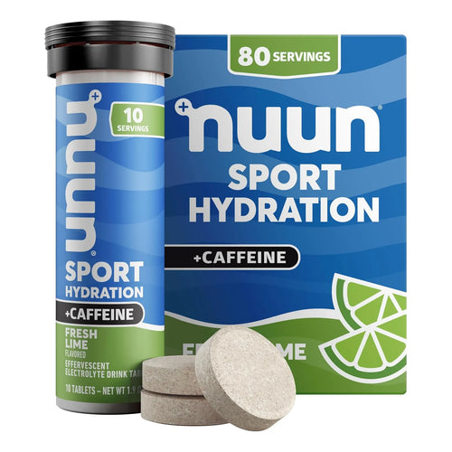 Tabletas Nuun Electrolitos Hidratantes Sabor Lima 8 Pack Hidratación Instantánea