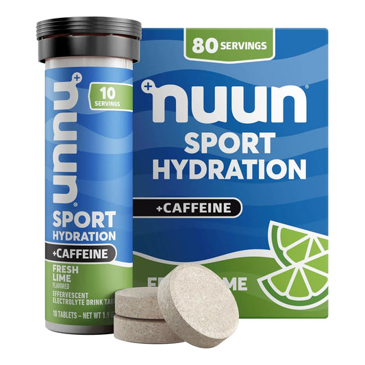 Tabletas Nuun Electrolitos Hidratantes Sabor Lima 8 Pack Hidratación Instantánea