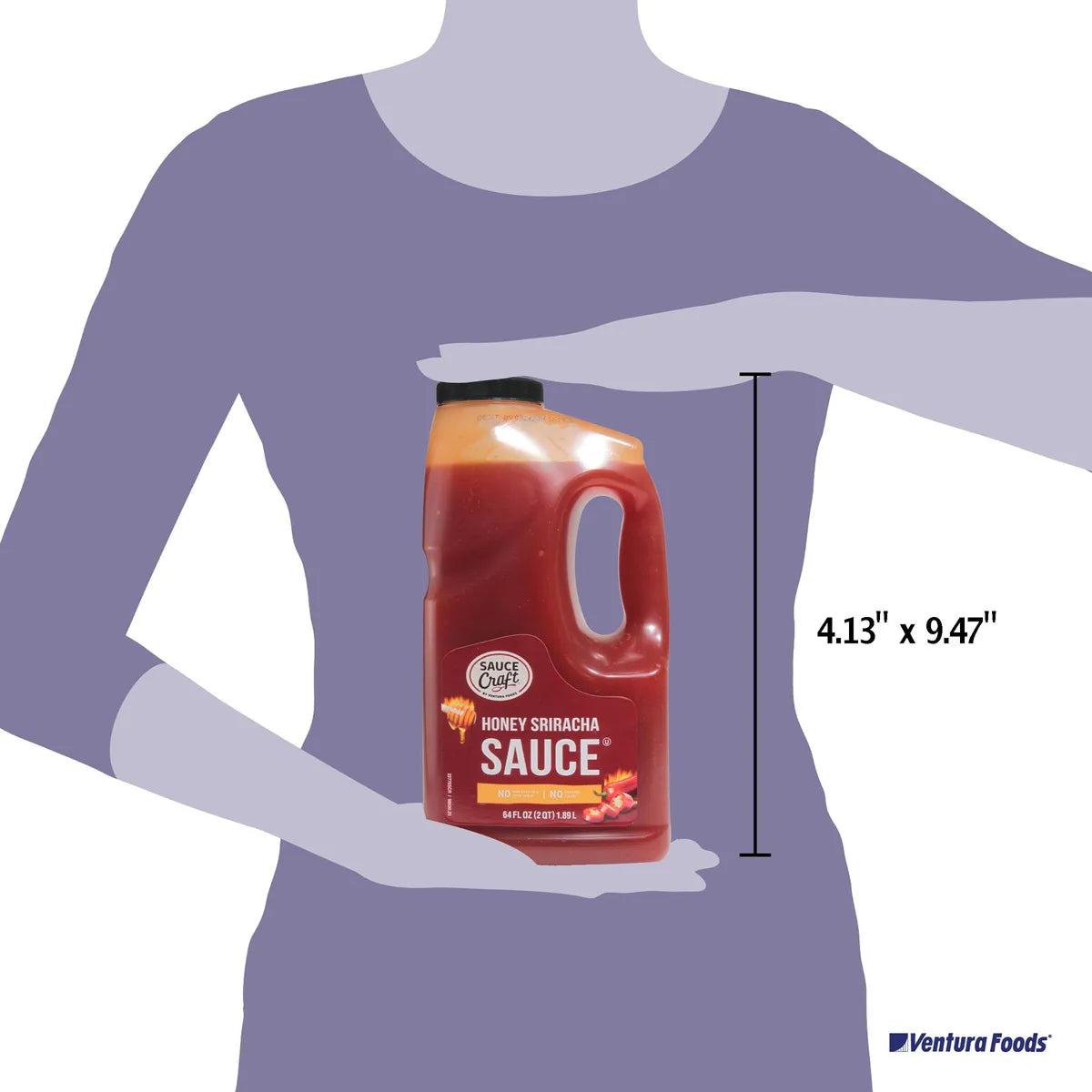 Salsa Craft Sriracha De Miel 1.89 Litros Sabores Intensos Y Versatilidad