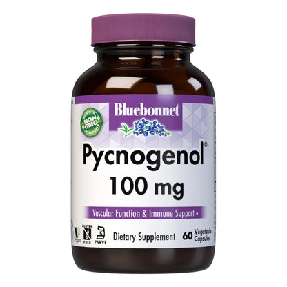 Capsulas Pycnogenol 100 Mg Antioxidante Natural Vegano 60 Unidades