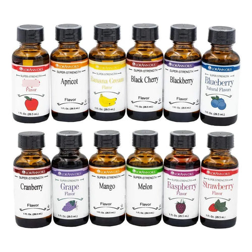 Lorann Super Strength 12 Frutas Botellas De 30 Ml Pack 1 Sabores Intensos Y Naturales