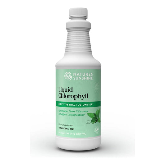 Clorofila Líquida Natures Sunshine 473ml Desintoxicante Energía Natural