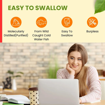 Capsulas De Aceite De Pescado Halal Omega 3 120 Unidades Doble Fuerza Sin Eructos
