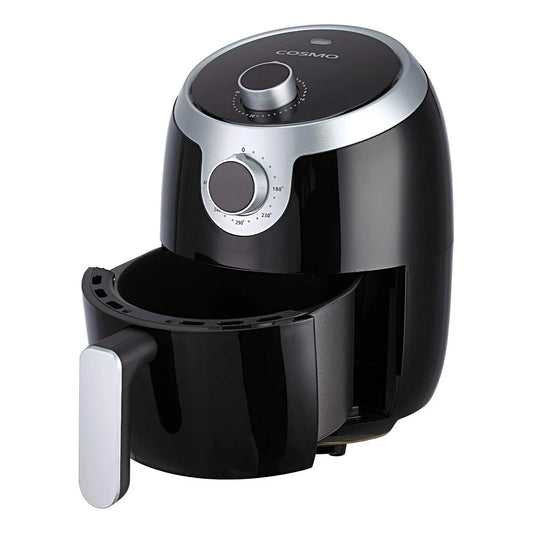 Freidora De Aire COSMO COS 23AFAKB 2.3 Cuartos Negra Acero Inoxidable Cocina Sin Aceite