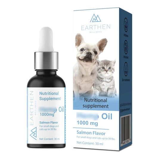 Aceite De Cáñamo 1000 Mg Para Mascotas Pequeñas Alivia Dolor E Inflamación
