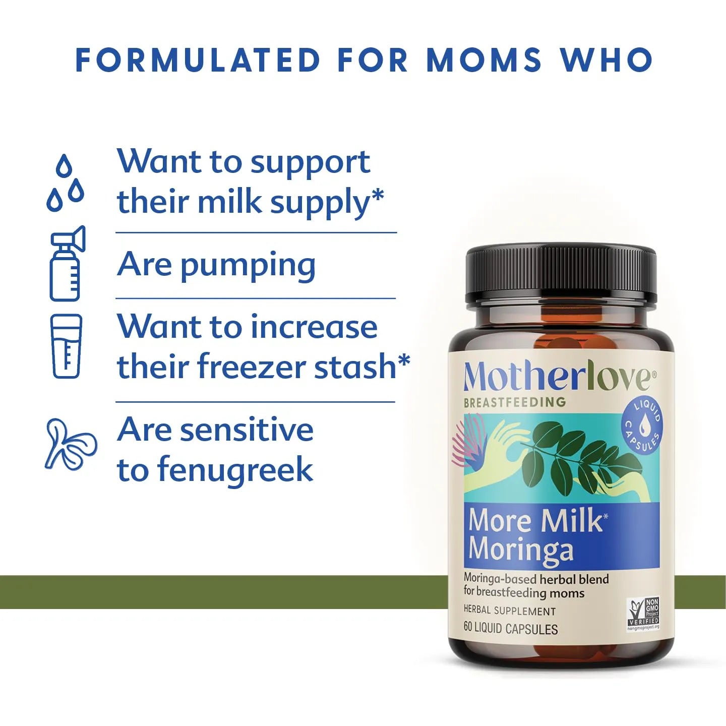 Capsulas Liquidas De Moringa Para Lactancia 180 Unidades Suplemento Natural