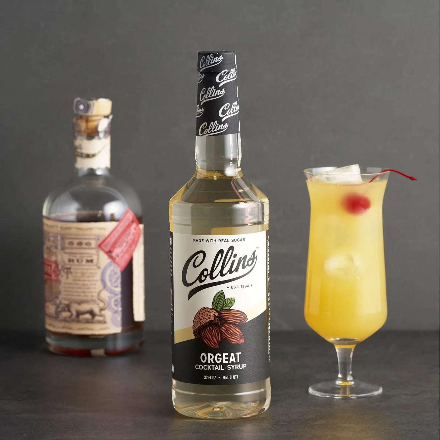Jarabe De Orgeat Sabor Dulce Para Cócteles Profesionales 946 Ml