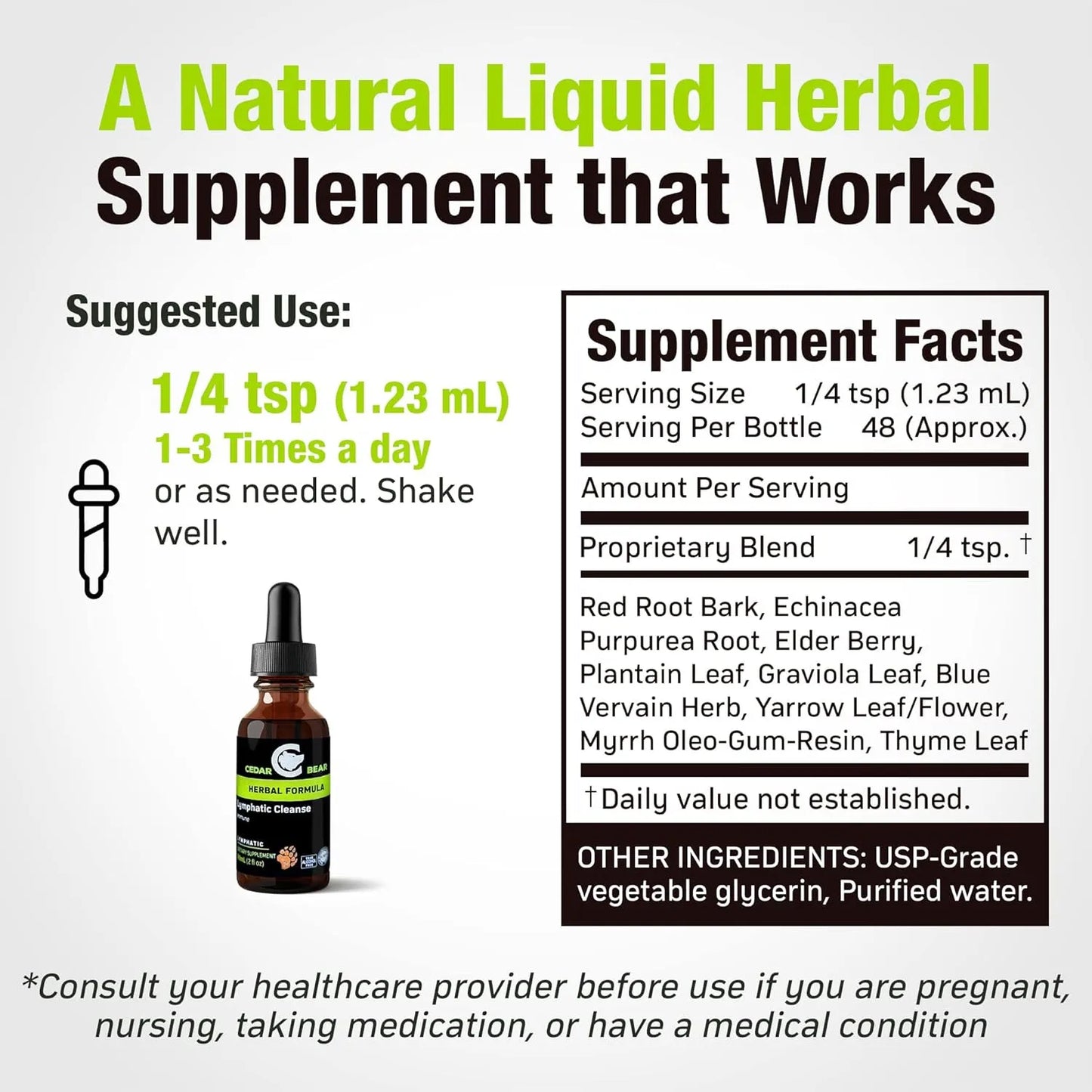 Limpieza Linfática Refuerza Inmunidad Fórmula Natural 60ml