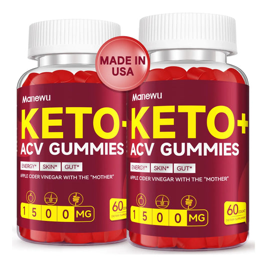 Gomitas Keto ACV 1500 Mg Vinagre De Sidra De Manzana Orgánico Para Digestión Y Energía