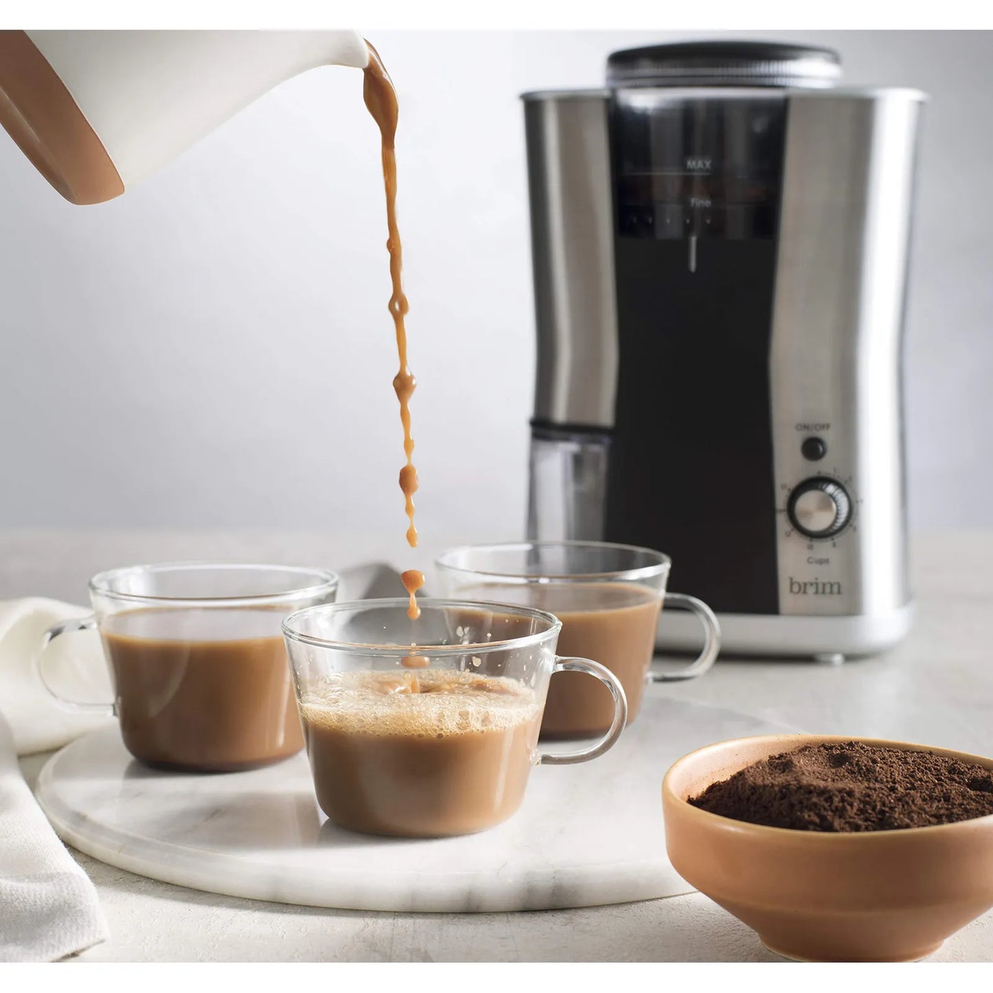 Molinillo De Café Cónico 17 Ajustes Molienda Uniforme Acero Inoxidable Envío Gratis