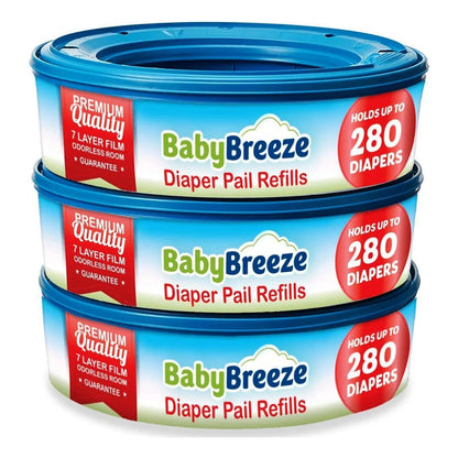 Bolsas Repuesto Pañales Playtex Diaper Genie 840 Unidades BabyBreeze Frescura Garantizada