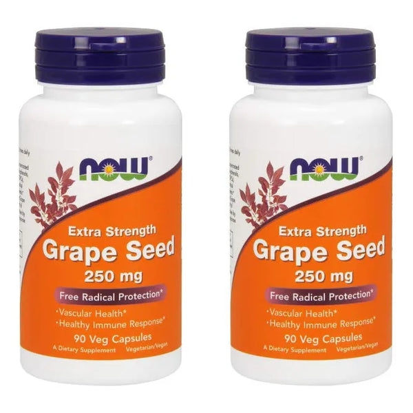 Extracto De Semilla De Uva 250 Mg 90 Capsulas Vegetales Pack De 2