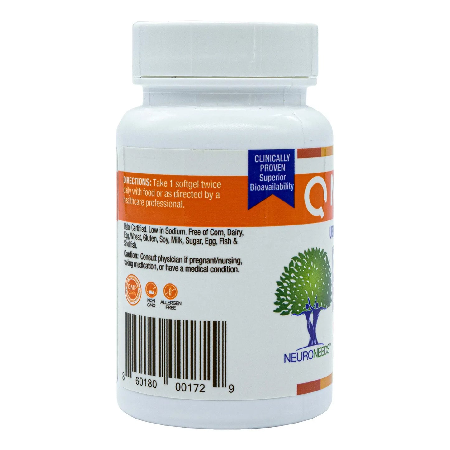 Ubiquinol 100 Mg QNeeds Antioxidante Clínicamente Probado 60 Capsulas Blandas