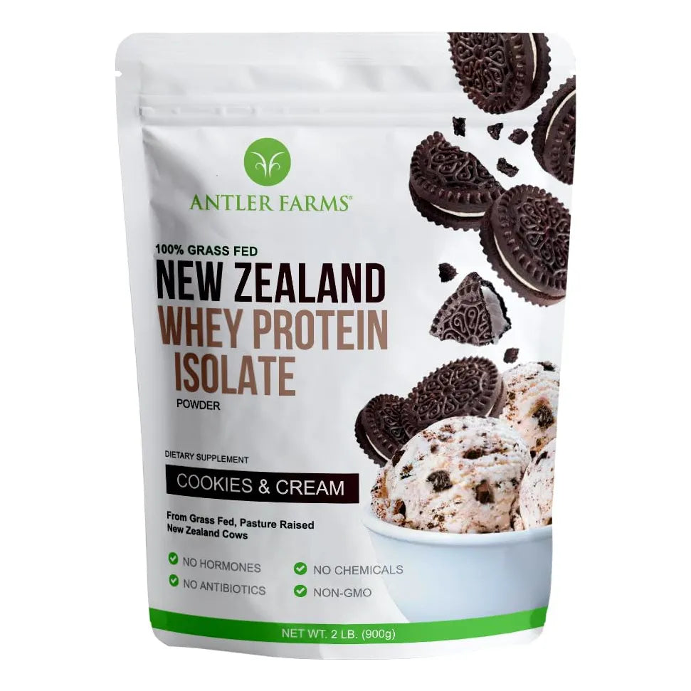 Proteína Aislada De Suero Nueva Zelanda Sabor Galletas Y Crema 2 Lb