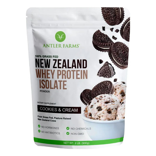Proteína Aislada De Suero Nueva Zelanda Sabor Galletas Y Crema 2 Lb