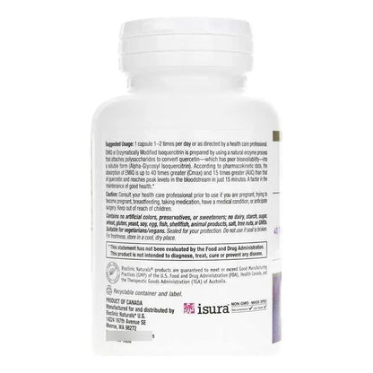 Quercetina Activada EMIQ 60 Cápsulas Veganas Antioxidante Poderoso