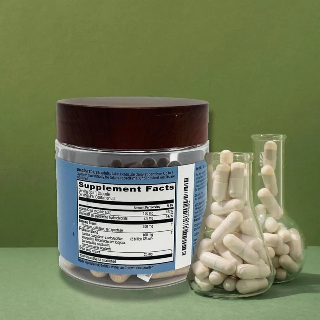 ProBio 5 Suplemento Digestivo 60 Cápsulas Paquete Doble Restaura Tu Flora Intestinal