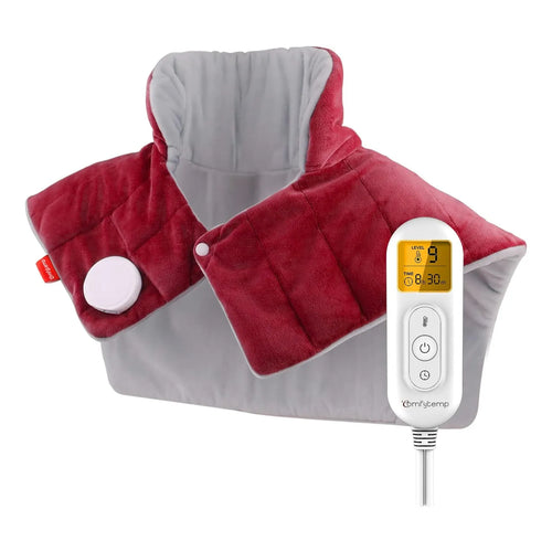 Almohadilla Termica Con Peso Alivio Dolor Cuello Hombros Comfytemp 9 Niveles Calor