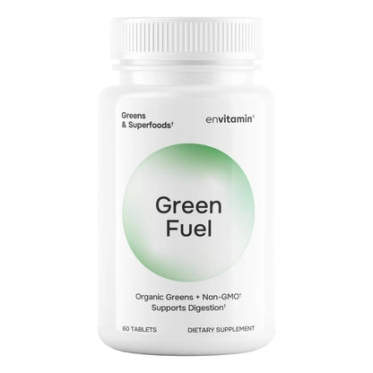 Tabletas Orgánicas Green Fuel Mezcla De Frutas Y Verduras Energía Natural