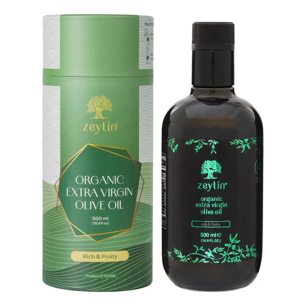 Aceite De Oliva Virgen Extra Premium Zeytin 500 Ml Cosecha Temprana Prensado En Frio