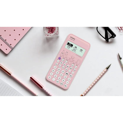 Calculadora Cientifica Casio Fx 83gtcw Rosa Funciones Avanzadas