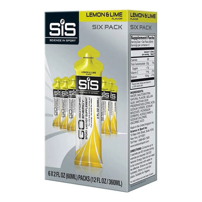 Gel Energético Isotónico Sis Tropical X6 Und Carbohidratos Rápidos Sin Azúcar