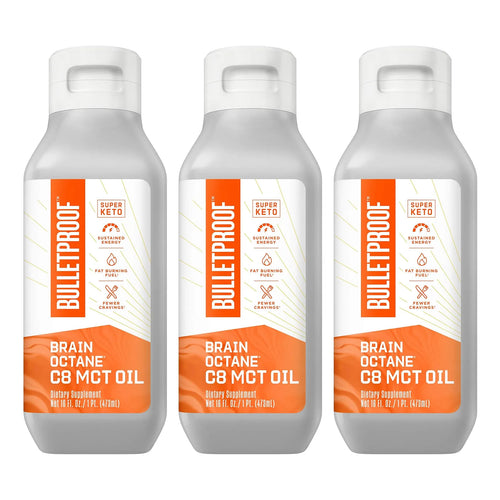 Aceite Brain Octane Qzocc 473 Ml Paquete Trio Energía Mental