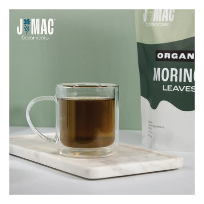 Hojas De Moringa Orgánica Té Verde Entero J Mac Botanicals Nutrición Pura