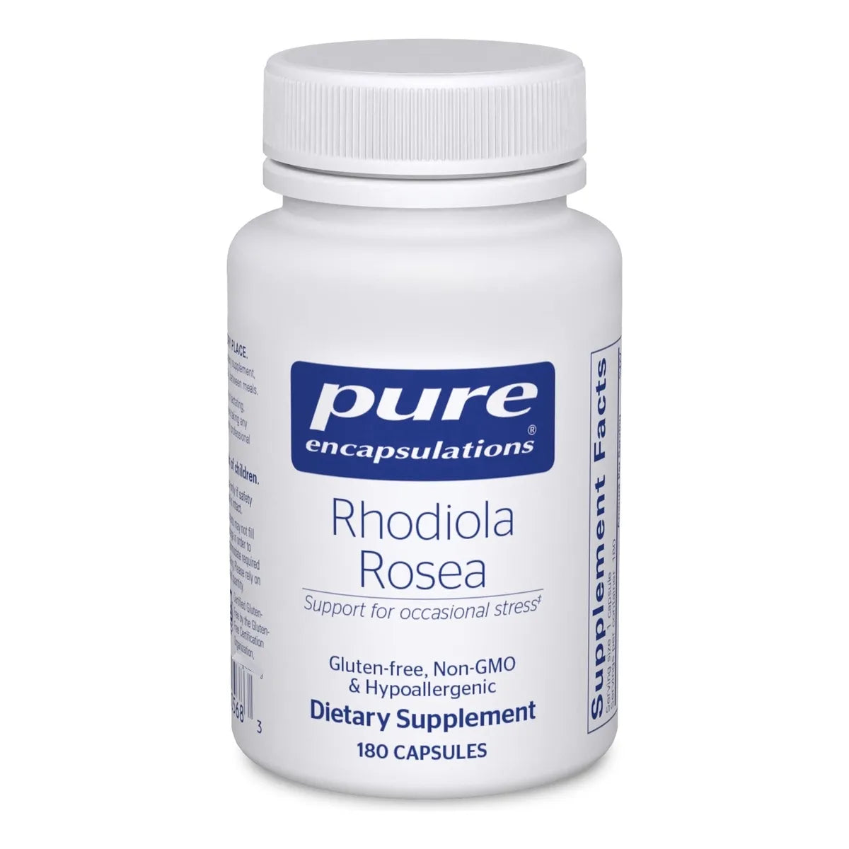 Rhodiola Rosea Adaptogeno 180 Capsulas Alivia Estres Fatiga Resistencia Vegano