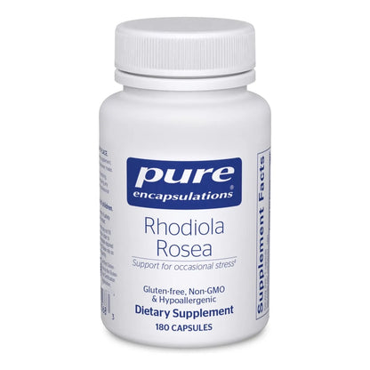 Rhodiola Rosea Adaptogeno 180 Capsulas Alivia Estres Fatiga Resistencia Vegano