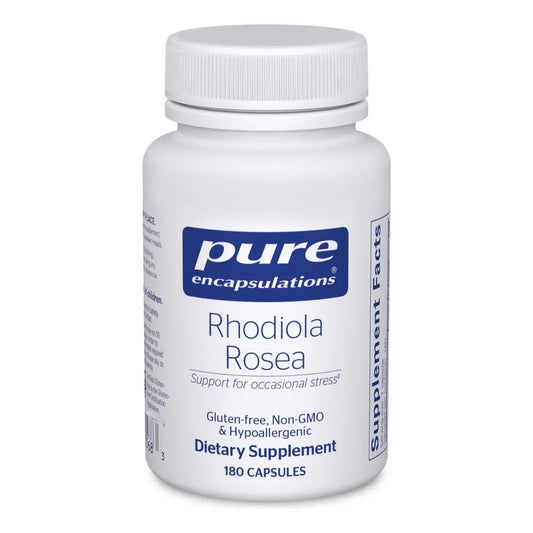 Rhodiola Rosea Adaptogeno 180 Capsulas Alivia Estres Fatiga Resistencia Vegano