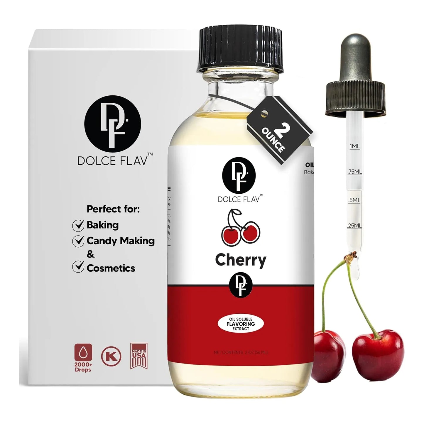 Extracto De Cereza Puro 60 Ml Saborizante Multiusos Para Postres Y Mas