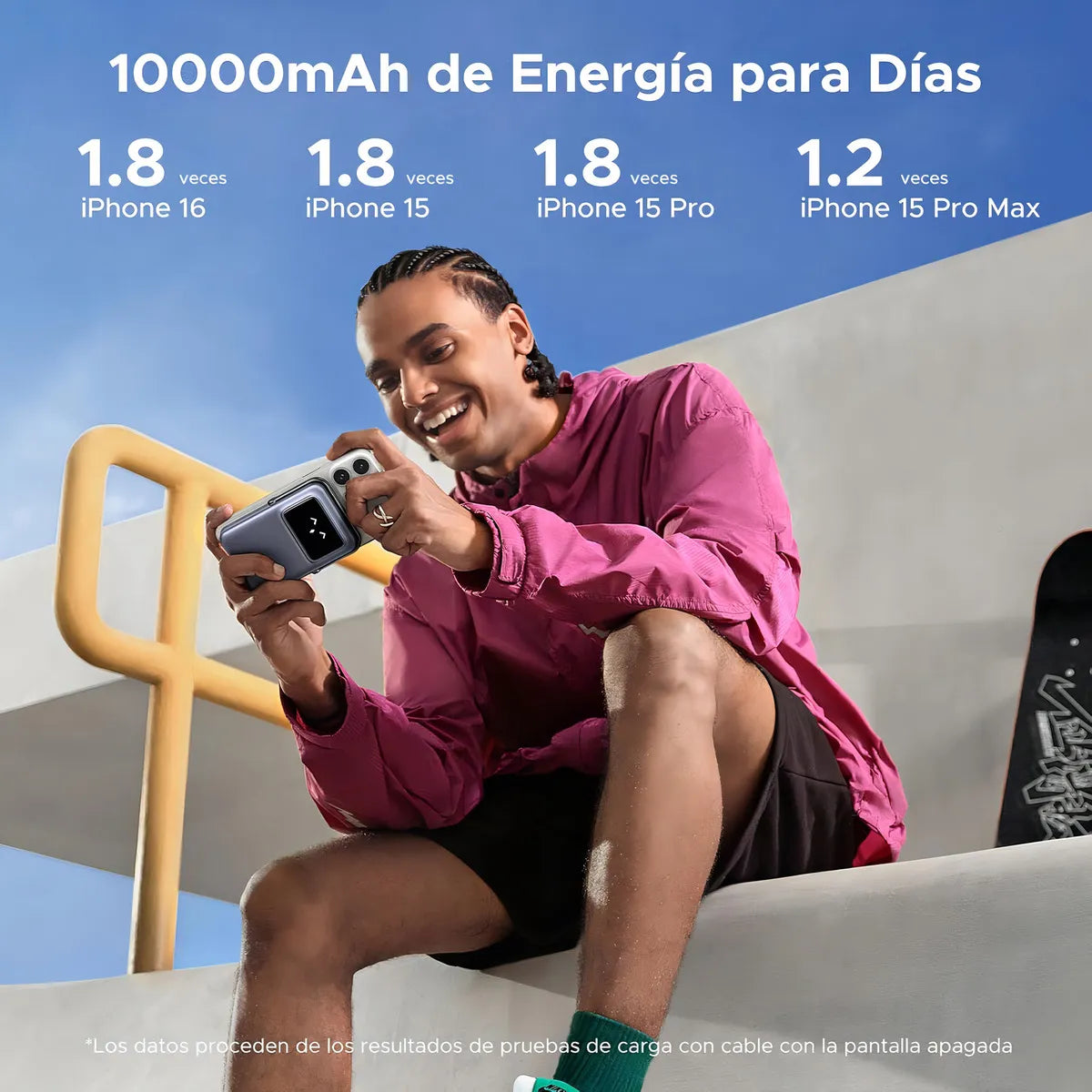 Ugreen Power Bank Inalámbrico 10000mah 20w Pd 7.5w Qi 45327 Color Plateado - Imagen 8