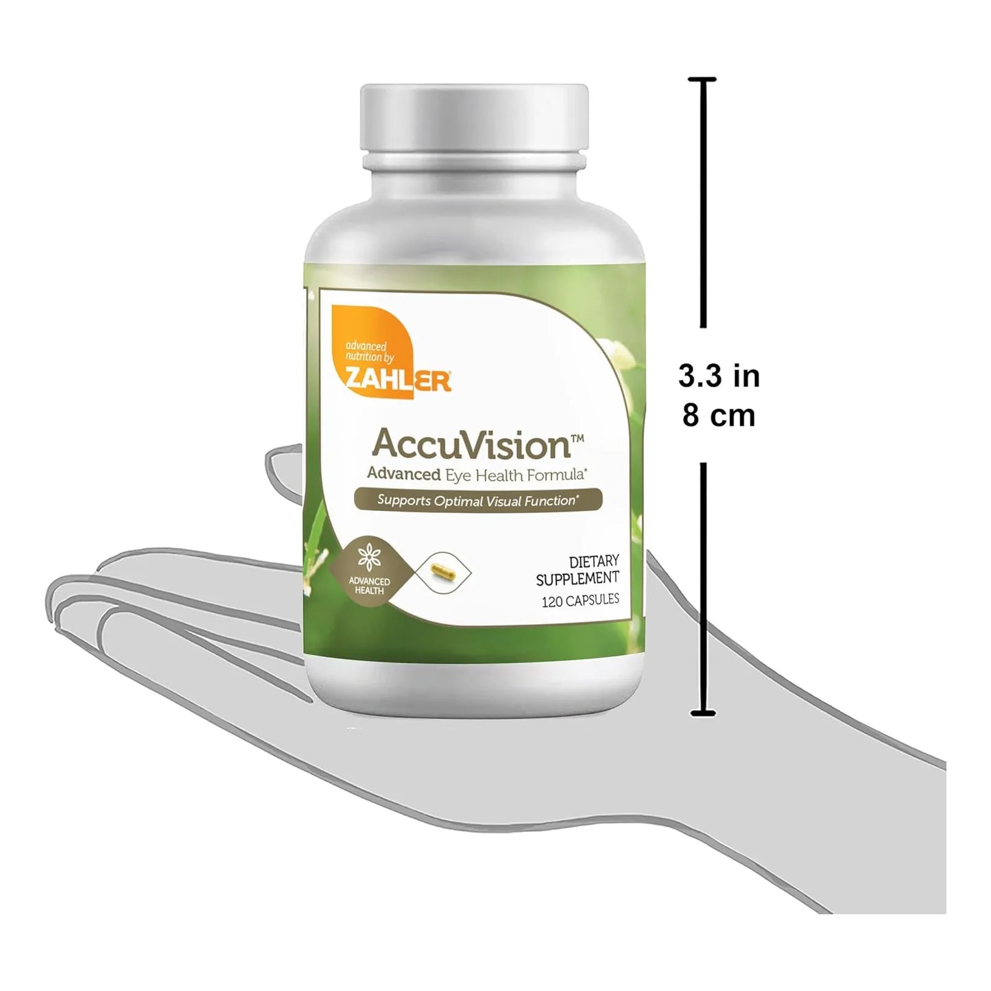 Zahler AccuVision Fórmula Avanzada Salud Ocular 120 Cápsulas Suplemento Dietético