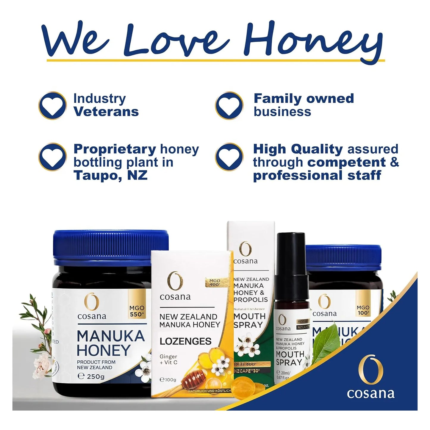Miel De Manuka 550 MGO 250g Pura Certificada Nueva Zelanda