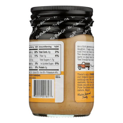 Manteca De Anacardo Orgánica 340 Gramos Cremosa Y Natural USDA Kosher Vegano Sin Gluten